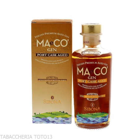 Sibona MAeCO' port cask aged gin Vol.44% Cl.50-Gin