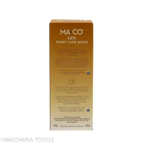Sibona MAeCO' port cask aged gin Vol.44% Cl.50-Gin
