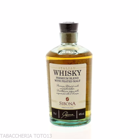 Sibona Italian peated whisky Vol.44% Cl.70-Whisky