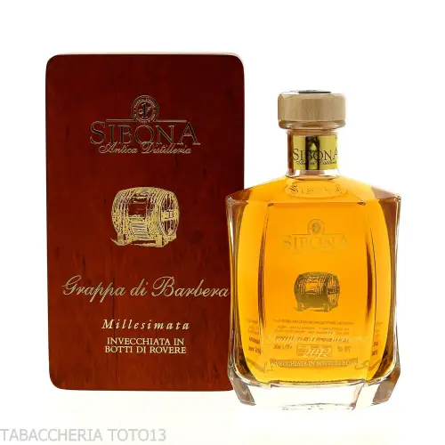 Sibona riserva speciale grappa di barbera millesimata Vol.44% Cl.70-Grappe
