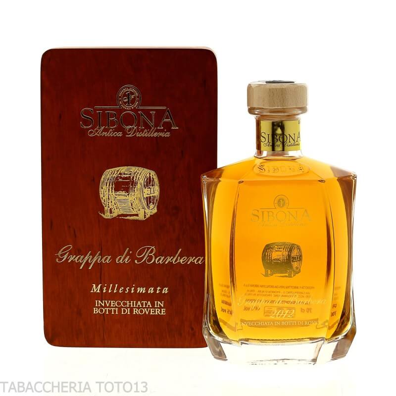 Sibona Special Reserve Vintage Barbera Grappa Vol.44% Cl.70-Grappe