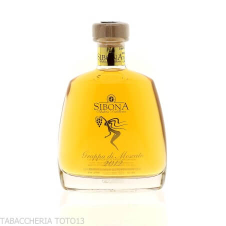 Sibona Riserva Speciale Moscato Grappa Millésime Vol.44% Cl.70-Grappe
