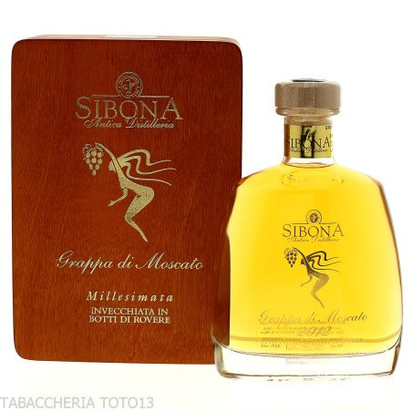 Sibona Riserva Speciale Moscato Grappa Jahrgang Vol.44% Cl.70-Grappe