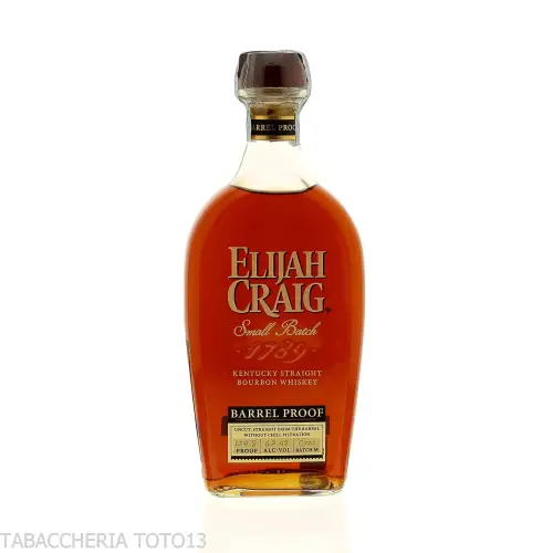 Elijah Craig Barrel Proof Kentucky Bourbon Vol.62,4% Cl.70 - Spiritueux - Malt biologique