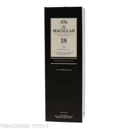 Macallan 18 Y.O. Sherry Oak Cask Vol.43% Cl.70 - Licores