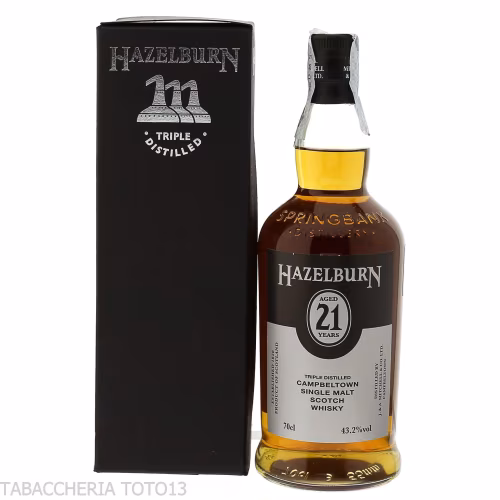 Hazelburn 21 Y.O. limited edition Vol.43,2% Cl.70-Whisky
