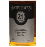 Hazelburn 21 Y.O. limited edition Vol.43,2% Cl.70 - Spiritueux - Malt
