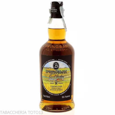 Springbank local barley 8 Y.O. Single Malt Vol.58,1% Cl.70 - Distillati