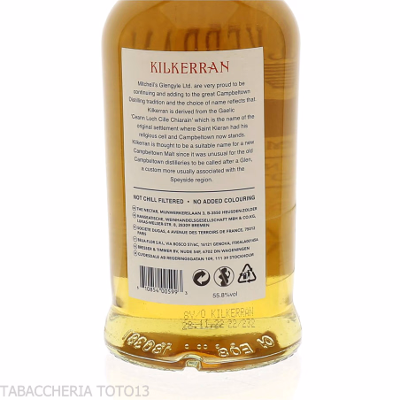 Kilkerran 8 y.o. Bourbon cask limited edition Vol.55,8% Cl.70 - Distillati
