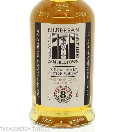 Kilkerran 8 y.o. Bourbon cask limited edition Vol.55,8% Cl.70 - Distillati