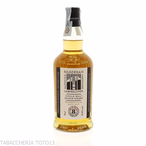 Kilkerran 8 y.o. Bourbon cask limited edition Vol.55,8% Cl.70-Whisky