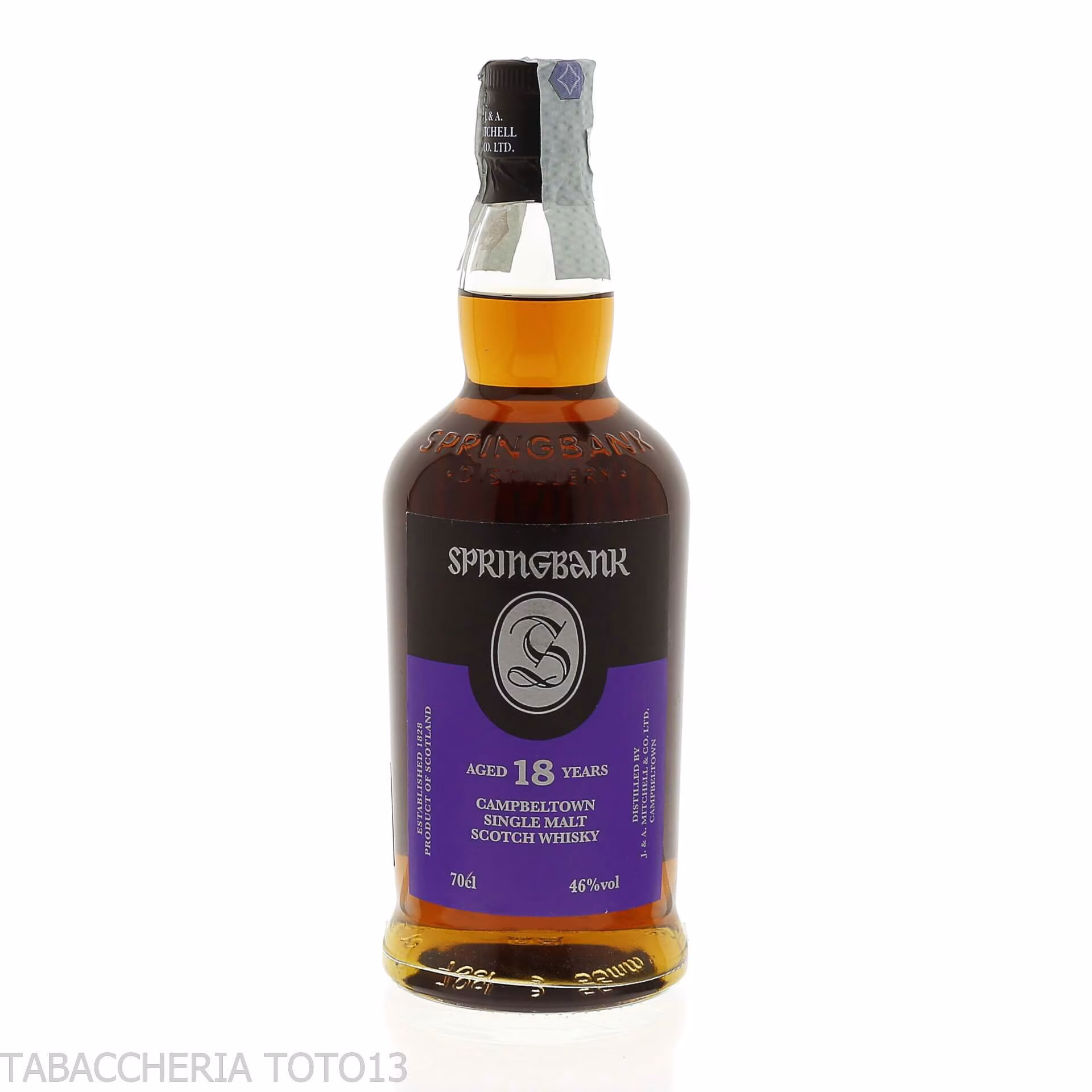Springbank 18 Y.O. Single Malt Vol.46% Cl.70 - Licores