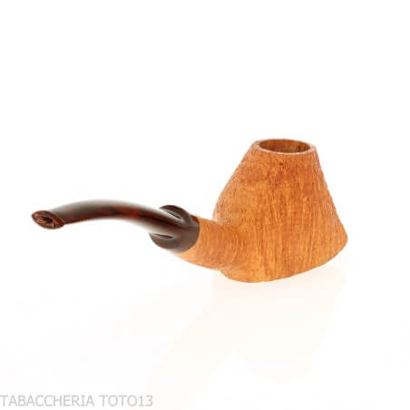 Demua pipa forma Vulcano radica chiara sabbiata-Demua
