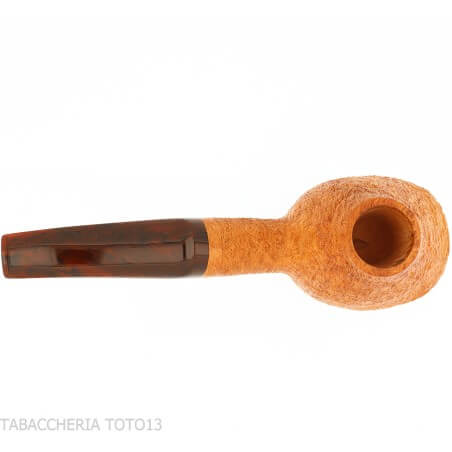 Pipe Demua en forme de volcan, bruyère claire sablée-Demua