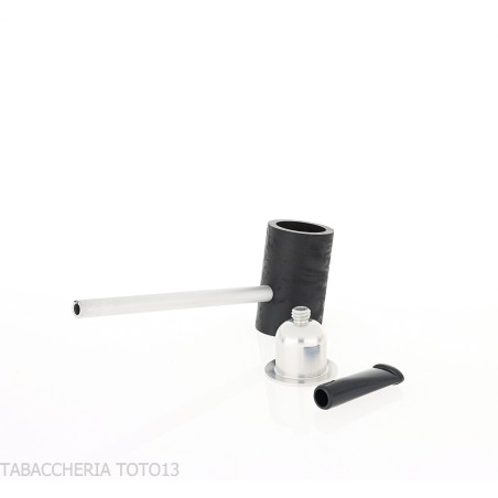 Tsuge Capito Metall schwarzer Dornbusch - Tabakpfeifen