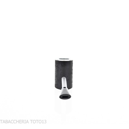 Tsuge Capito Métal bruyère noir - Pipe Pour le Tabac - Racine naturelle, Métal