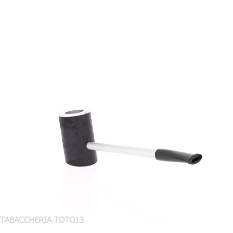 Tsuge Capito Metal black briar - Tobacco Pipes - Natural root, Metal