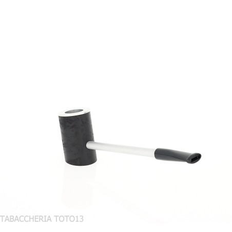 Tsuge Capito Metal brezo negro - Pipas de Tabaco