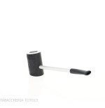 Tsuge Capito Metal black briar - Tobacco Pipes - Natural root, Metal
