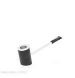 Tsuge Capito Metal black briar - Tobacco Pipes - Natural root, Metal