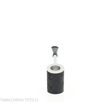 Tsuge Capito Metal brezo negro - Pipas de Tabaco