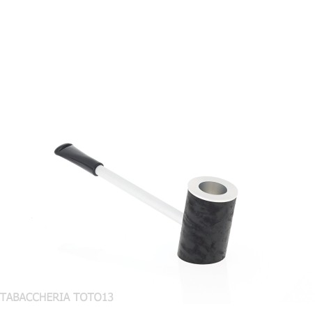 Tsuge Capito Metal brezo negro - Pipas de Tabaco