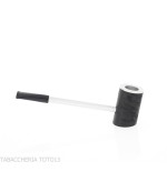Tsuge Capito Metal black briar - Tobacco Pipes - Natural root, Metal