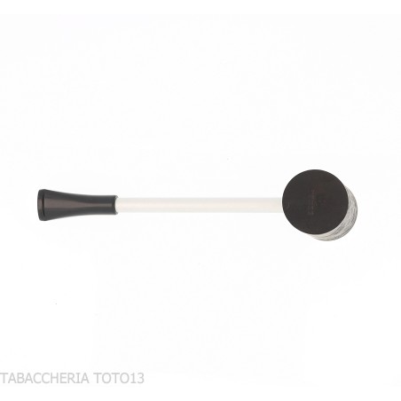 Tsuge Capito Métal bruyère noir - Pipe Pour le Tabac - Racine naturelle, Métal