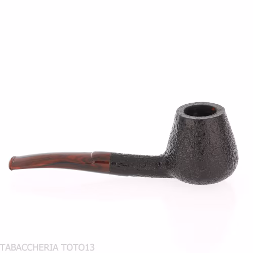 Demua Brandy-Pfeife aus schwarz sandgestrahltem Bruyèreholz-Demua