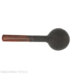 Pipa Demua con forma de brandy en brezo negro arenado-Demua