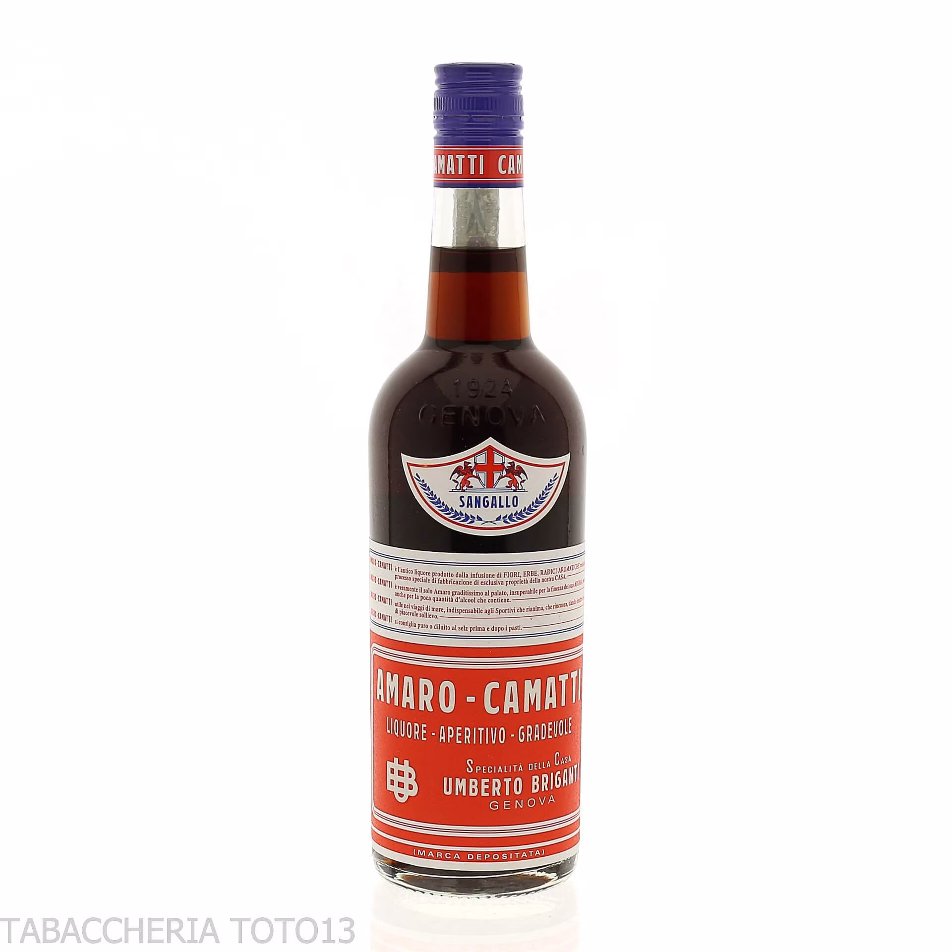 Camatti Amaro Vol.20% Cl.70-Liquori - distillati di frutta