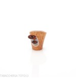 Demua pipe, Cherrywood or Ballerina shape, polished briar-Demua