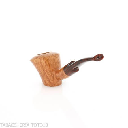 Demua pipe, Cherrywood or Ballerina shape, polished briar-Demua