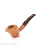 Demua pipe, Cherrywood or Ballerina shape, polished briar-Demua