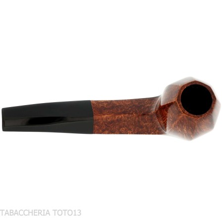 Pipe Demua octogonale en bruyère polie foncée-Demua