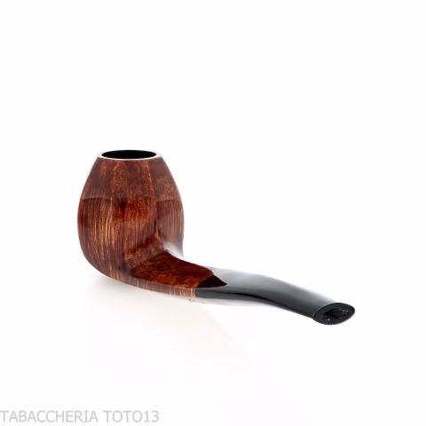 Demua pipa forma Panel ottagonale radica lucida scura-Demua