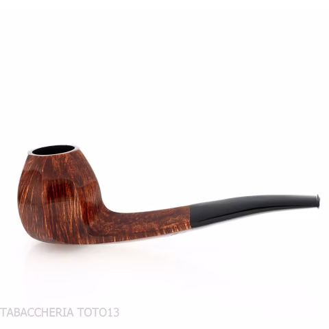 Demua pipa forma Panel ottagonale radica lucida scura-Demua