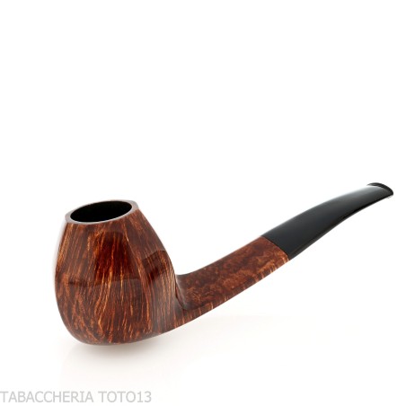 Pipa octogonal Demua de brezo oscuro pulido-Demua