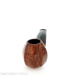 Demua pipa forma Panel ottagonale radica lucida scura-Demua