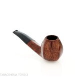 Demua octagonal panel-shaped pipe in dark polished briar-Demua