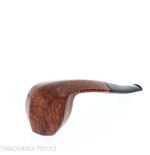 Pipe Demua octogonale en bruyère polie foncée-Demua
