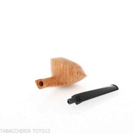 Demua Bulldog Cutty Pipe, Polished Briar-Demua