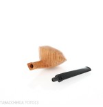 Demua Bulldog Cutty Pipe, Polished Briar-Demua