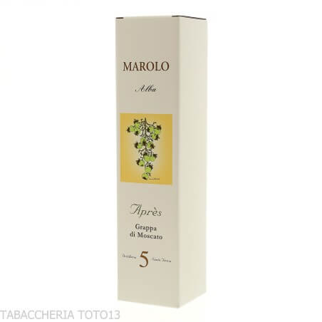 Marolo Après 5-Year-Old Moscato Grappa Vol.42% Cl,70-Grappe