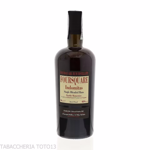 Foursquare Indomitas Double Maturation Vol.62% Cl.70-Rum
