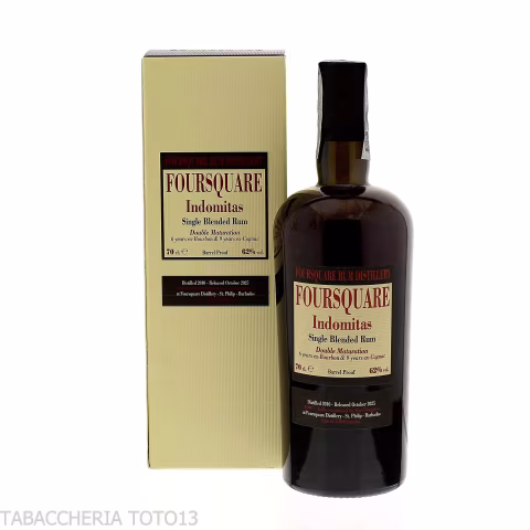 Foursquare Indomitas Double Maturation Vol.62% Cl.70-Rum