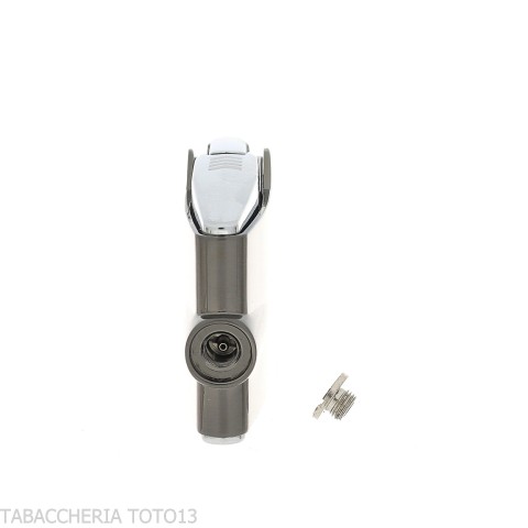 Briquet Ronson Mini Varaflame V doré sur chrome foncé satiné - Briquets - Métal