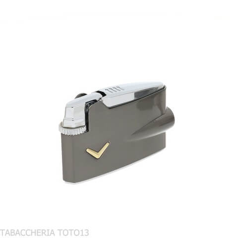Briquet Ronson Mini Varaflame V doré sur chrome foncé satiné - Briquets - Métal