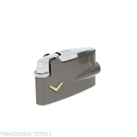 Briquet Ronson Mini Varaflame V doré sur chrome foncé satiné - Briquets - Métal
