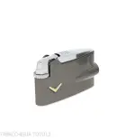 Briquet Ronson Mini Varaflame V doré sur chrome foncé satiné - Briquets - Métal